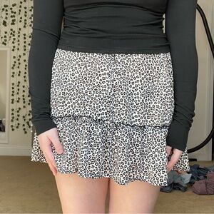 Leopard Print Skirt